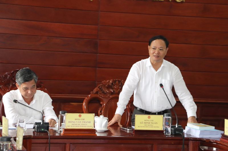 Bộ Tài nguyên và Môi trường làm việc với tỉnh Hậu Giang về lĩnh vực tài nguyên và môi trường