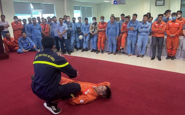 Đảm bảo công tác phòng cháy chữa cháy để sản xuất an toàn tại Công ty Nhiệt điện Thái Bình
