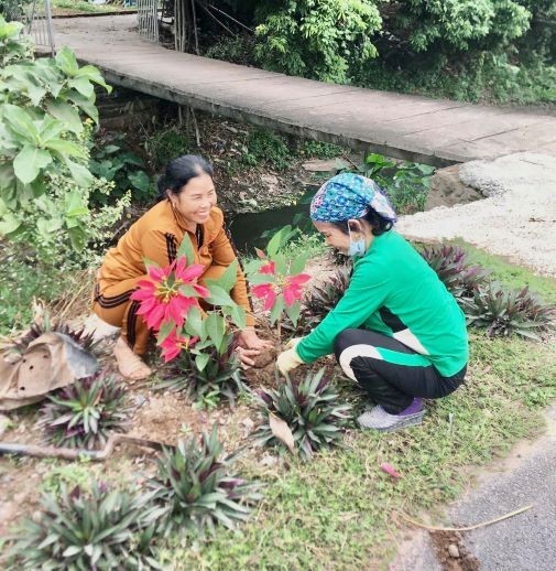 Xã Tân Dân xây dựng môi trường xanh, sạch, đẹp