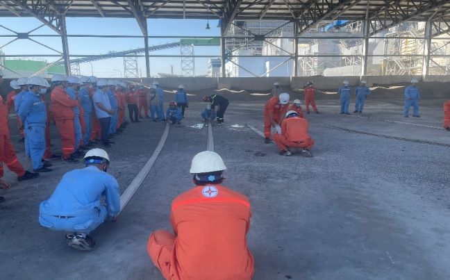 Đảm bảo công tác phòng cháy chữa cháy để sản xuất an toàn tại Công ty Nhiệt điện Thái Bình