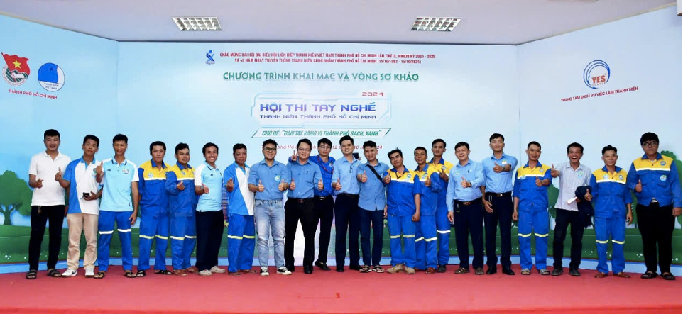 TP. Hồ Chí Minh: Gần 180 thí sinh tham dự hội thi với chủ đề “Bàn tay vàng vì thành phố sạch, xanh” 