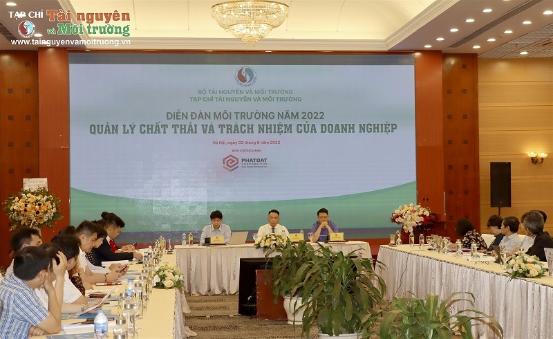 Tạp chí Tài nguyên và Môi trường tổ chức Diễn đàn môi trường năm 2022 “Quản lý chất thải và trách nhiệm của doanh nghiệp”