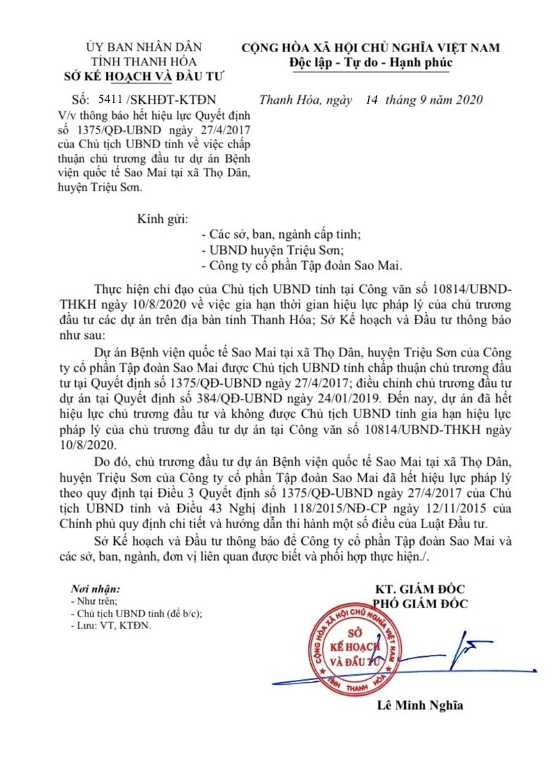 Thanh Hóa: Hơn 3,4 ha đất dự án bệnh viện quốc tế Sao Mai bỏ hoang nhiều năm gây lãng phí nguồn tài nguyên đất.