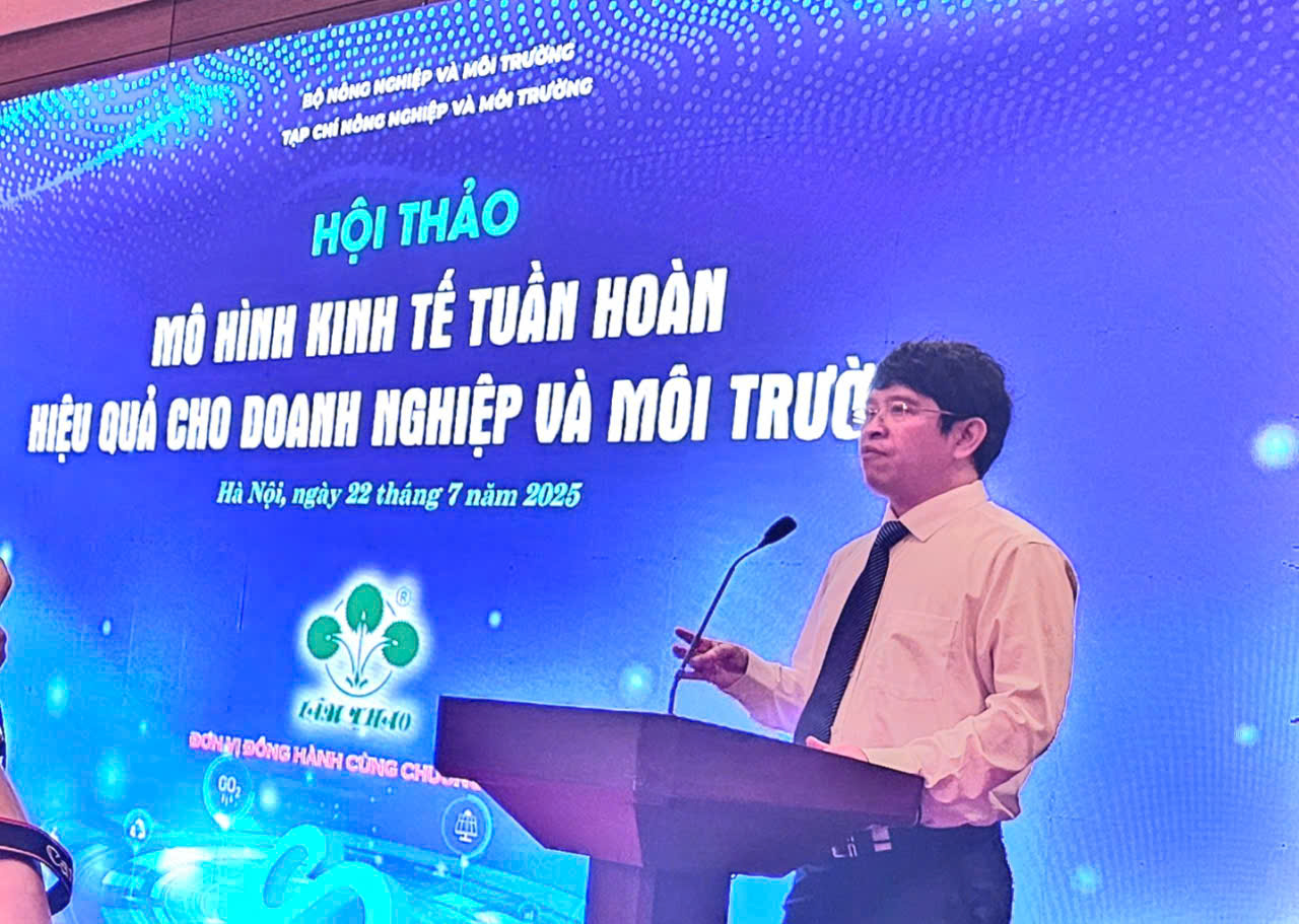Tạp chí Nông nghiệp và Môi trường tổ chức Hội thảo “Mô hình Kinh tế tuần hoàn: Hiệu quả cho Doanh nghiệp và Môi trường”