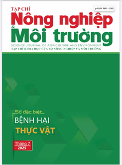 Tạp chí Nông nghiệp và Môi trường đạt điểm cao trong Danh mục tạp chí khoa học được tính điểm của Hội đồng Giáo sư nhà nước