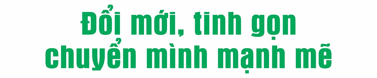 Tự tin bước vào Kỷ nguyên xanh
