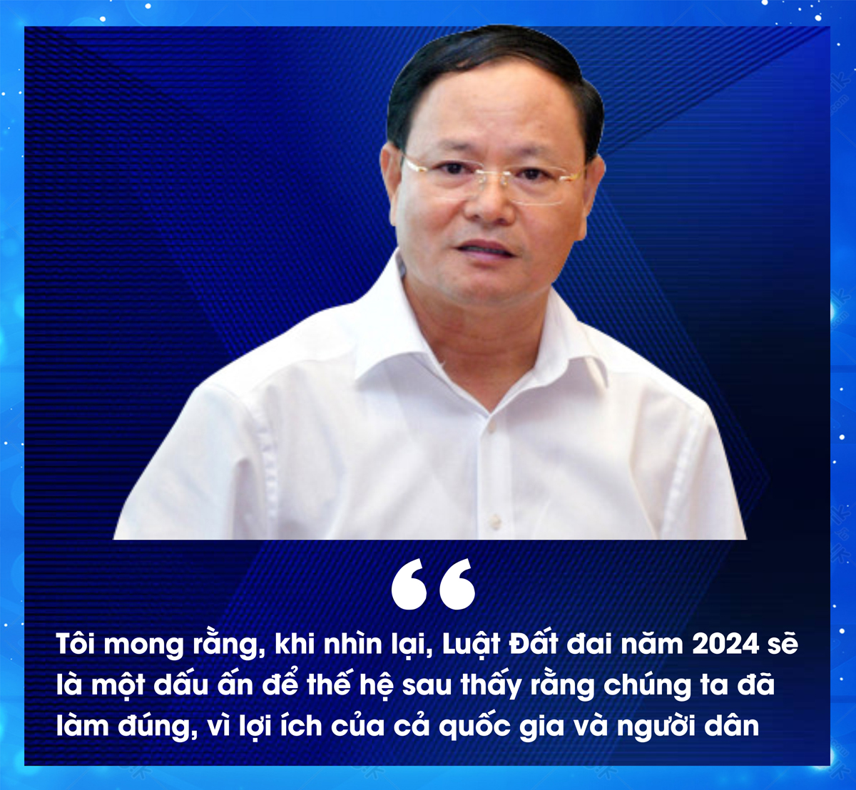 Thứ trưởng Lê Minh Ngân: Hành trình tâm huyết với Luật Đất đai năm 2024