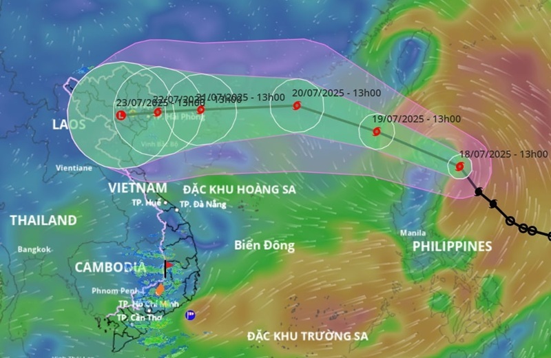 Bộ Nông nghiệp và Môi trường phân công cán bộ xuống địa bàn túc trực phòng chống bão WIPHA