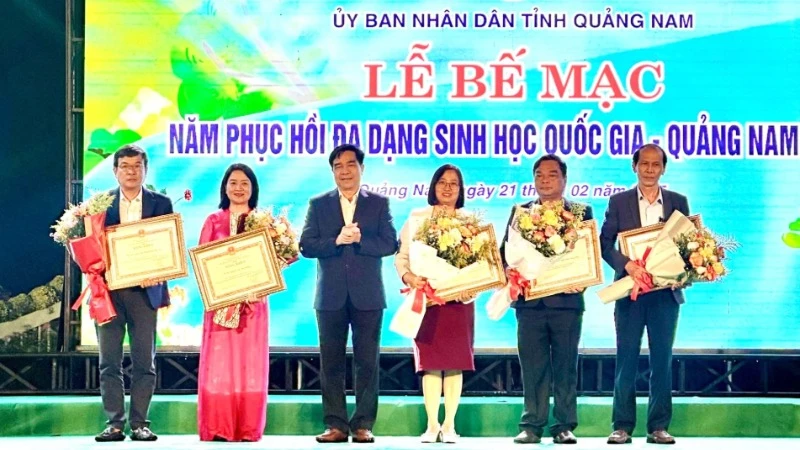 Năm phục hồi đa dạng sinh học quốc gia - Quảng Nam 2024 là sự kiện môi trường có quy mô tầm quốc gia và quốc tế