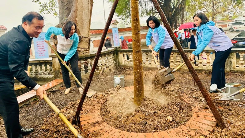 Phụ nữ Thủ đô phấn đấu trồng 5.000 cây xanh, cây ăn trái