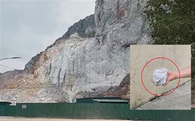 Thanh Hóa, 30 hộ dân hứng đá văng do nổ mìn khai thác đá