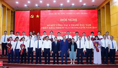 Bổ sung 16 Ủy viên Ban Chấp hành Đảng bộ Bộ Nông nghiệp và Môi trường