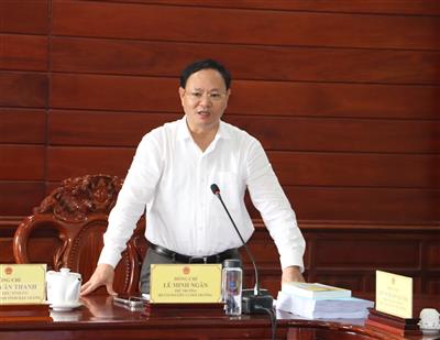 Bộ Tài nguyên và Môi trường làm việc với tỉnh Hậu Giang về lĩnh vực tài nguyên và môi trường