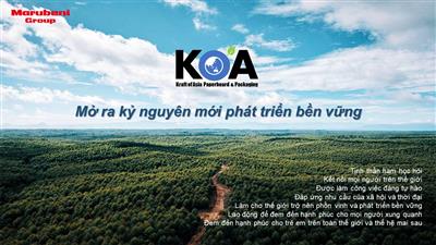 Công ty TNHH Kraft of Asia Paperboard & Packaging (KOA) - Kỷ nguyên mới phát triển bền vững