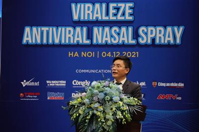 Họp báo ra mắt Bình xịt mũi kháng virus Viraleze- Tác dụng phòng chống Covid-19