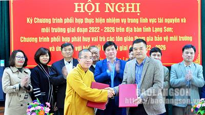 Lạng Sơn: Các tổ chức tôn giáo góp sức bảo vệ môi trường