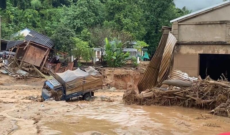 Tập trung khắc phục hậu quả lũ quét, sạt lở đất tại tỉnh Sơn La