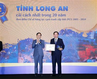 Long An: Top 2 địa phương cải cách mạnh nhất theo PCI 2005 - 2024