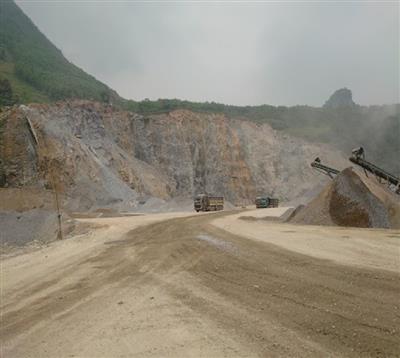 Phú Thọ: Phạt Công ty Mỹ Lung 800 triệu đồng do khai thác khoáng sản vượt 164,9% công suất