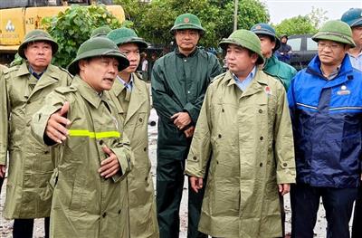 Quyền Bộ trưởng Trần Đức Thắng: Không để bất ngờ trước diễn biến cực đoan của bão số 3
