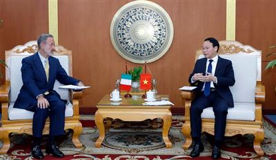 Tạo hành lang thông thoáng cho thương mại nông sản Italia sang Việt Nam