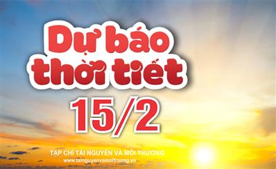 Thời tiết ngày 15/2: Hà Nội nhiều mây, ngày có mưa nhỏ rải rác