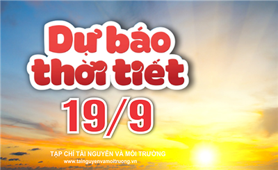 Thời tiết ngày 19/9: Bắc Bộ ngày nắng đan xen, chiều tối có thể có mưa rào và dông