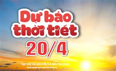Thời tiết ngày 20/4: Miền Bắc nắng nóng diện rộng, chiều tối có mưa rào và dông