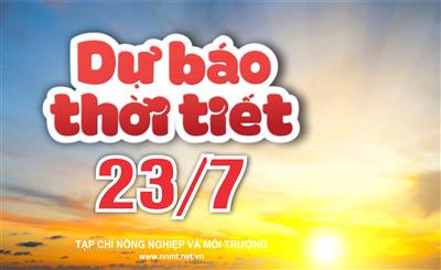 Thời tiết ngày 23/7: Bắc Bộ tiếp tục mưa to