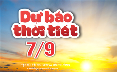 Thời tiết ngày 7/9: Bắc Bộ ngày nắng nóng, chiều tối mưa dông vài nơi