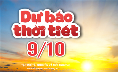Thời tiết ngày 9/10: Không khí lạnh tăng cường, Bắc Bộ và Bắc Trung Bộ nhiệt độ giảm mạnh
