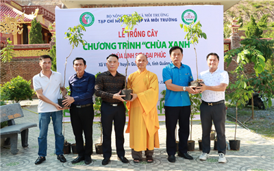 Tạp chí Nông nghiệp và Môi trường phát động trồng cây chương trình 